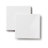 Kakel Vit Blank Slät 100x100